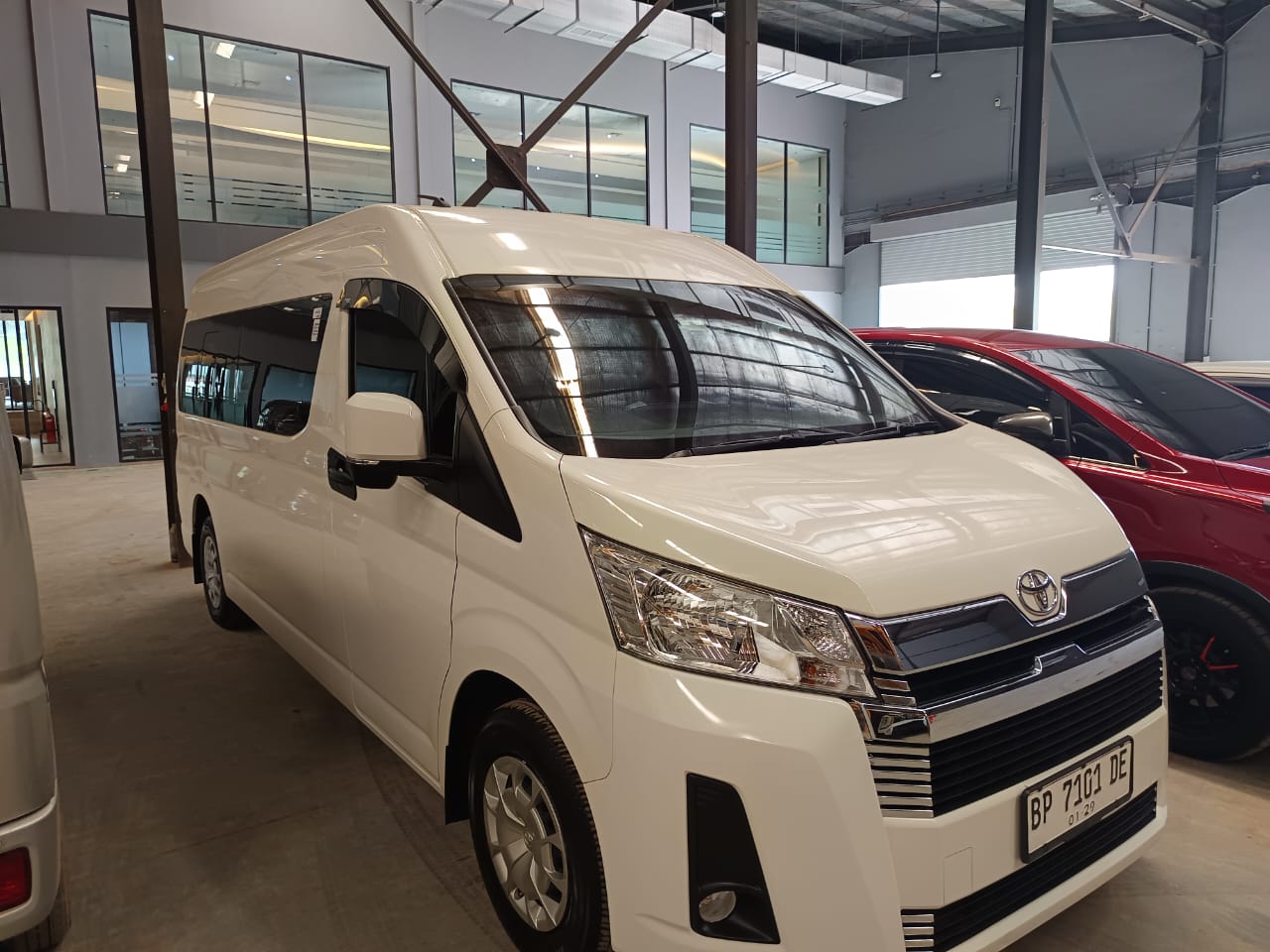 4. Toyota Hiace Premio rental with driver in Batam